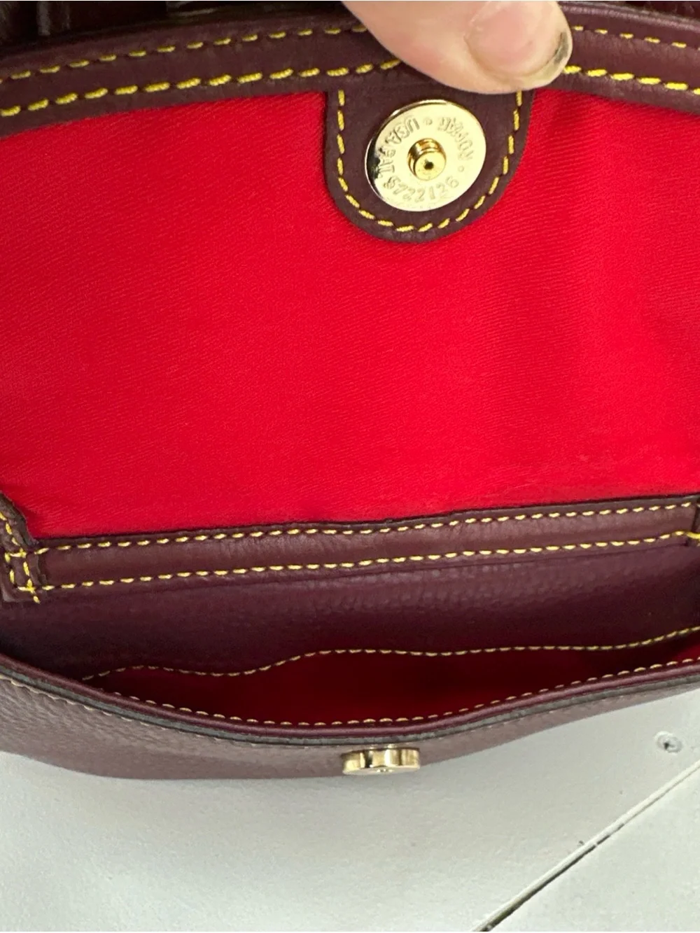 Dooney & Bourke stylish burgundy